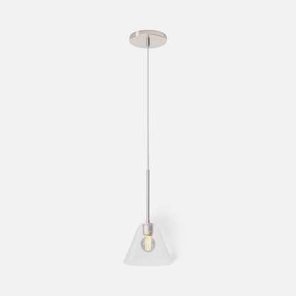 Elvora Pendant Light | Milk Glass Cone Design