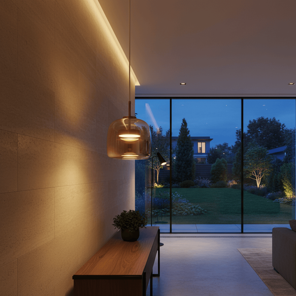 Elvora Pendant Light | Mirror Glass Capsule LED Design