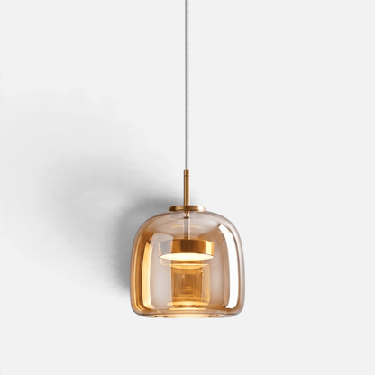 Elvora Pendant Light | Mirror Glass Capsule LED Design
