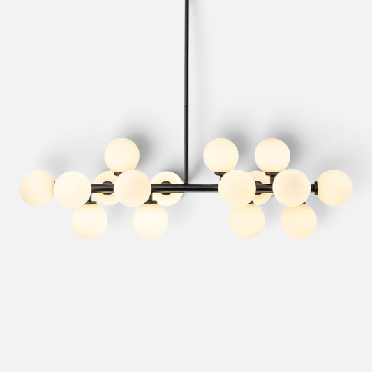 Elvora Pendant Light | Molecular Glass Globe Chandelier