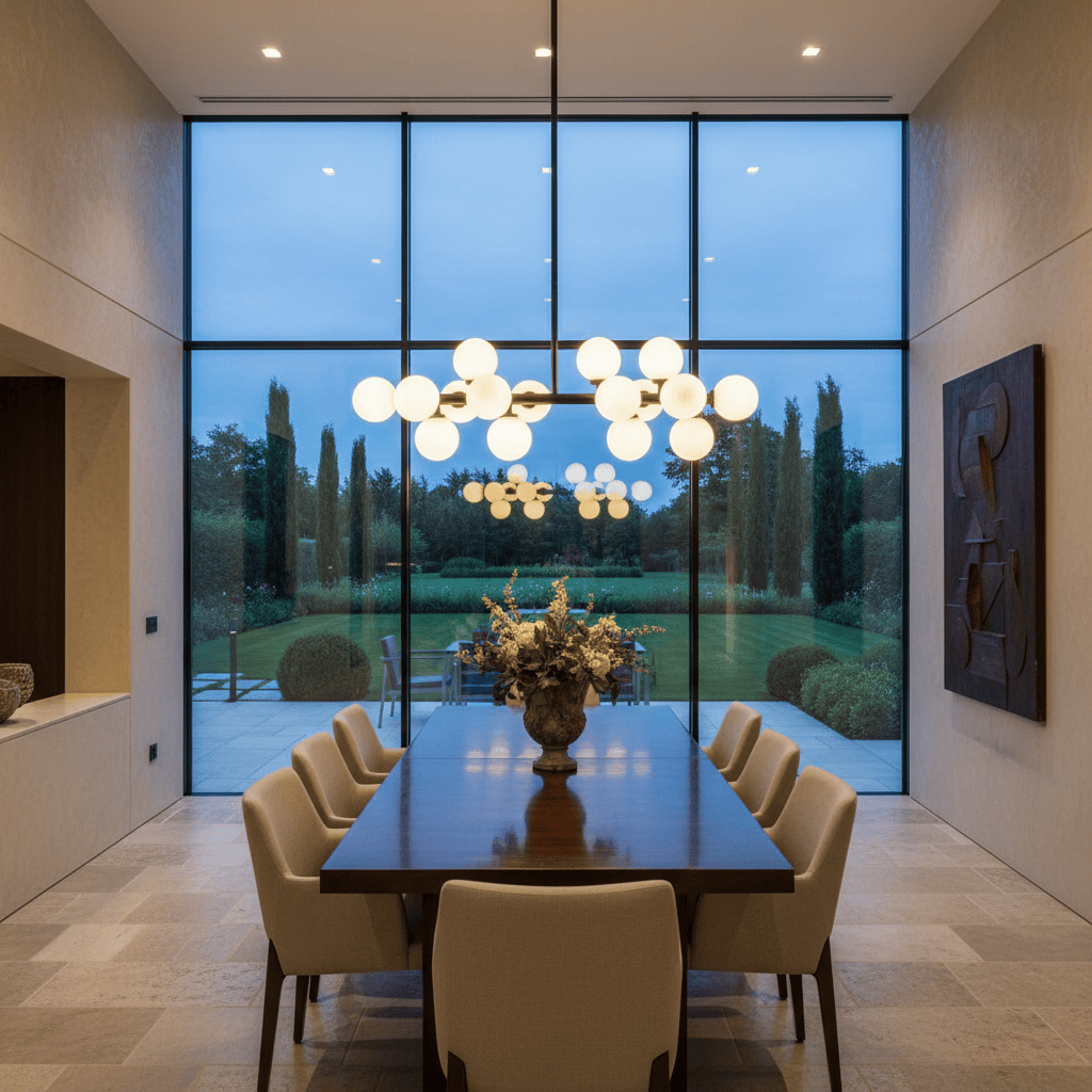 Elvora Pendant Light | Molecular Glass Globe Chandelier