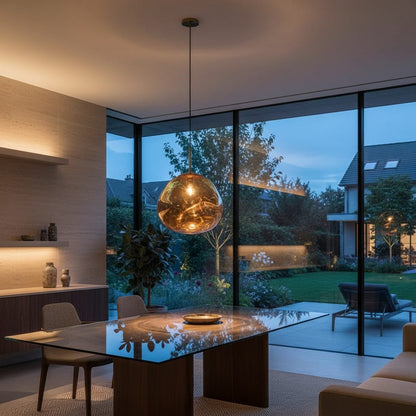 Elvora Pendant Light | Molten Glass Lava Design