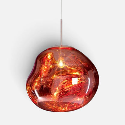 Elvora Pendant Light | Molten Glass Lava Design