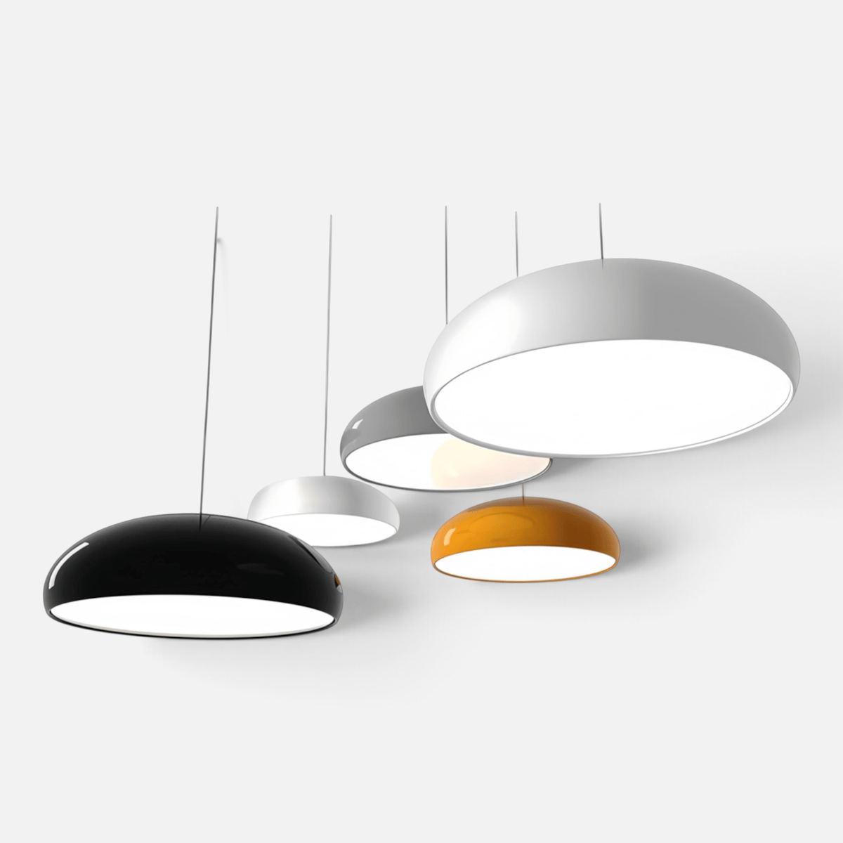 Elvora Pendant Light | Mushroom Dome Shade Design