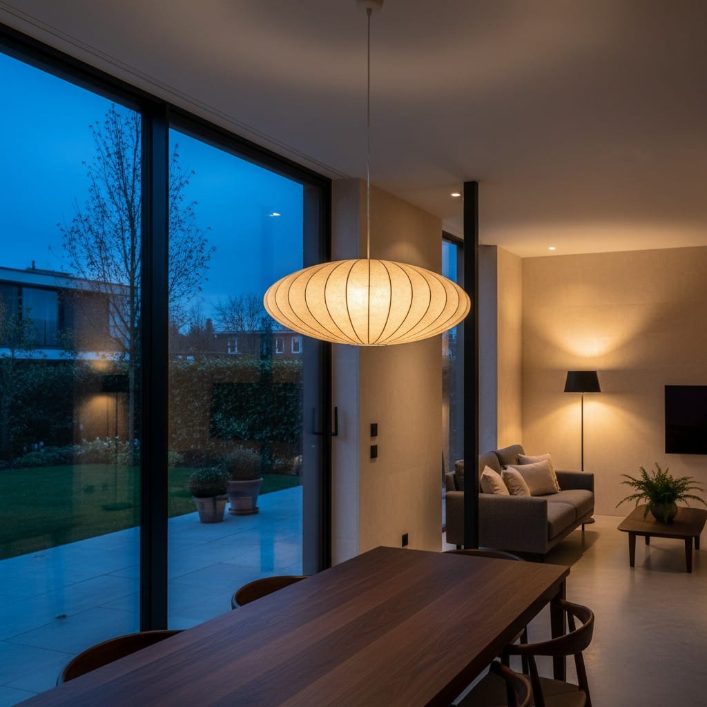 Elvora Pendant Light | Oval Cocoon Shade Design