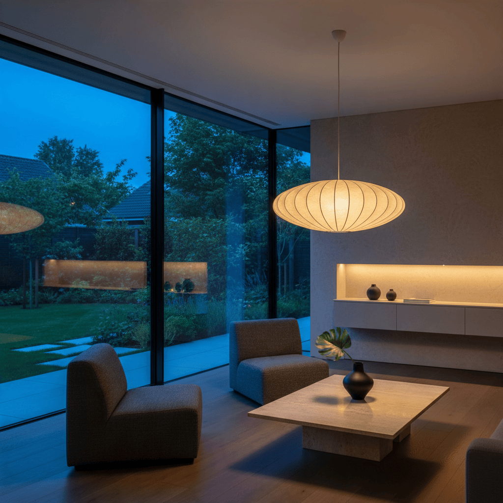 Elvora Pendant Light | Oval Cocoon Shade Design