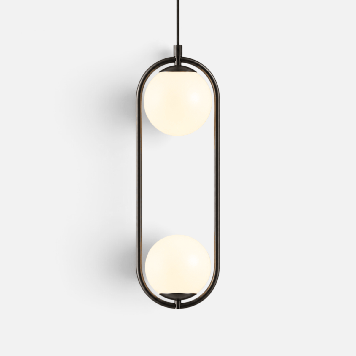 Elvora Pendant Light | Oval Frame Globe Design