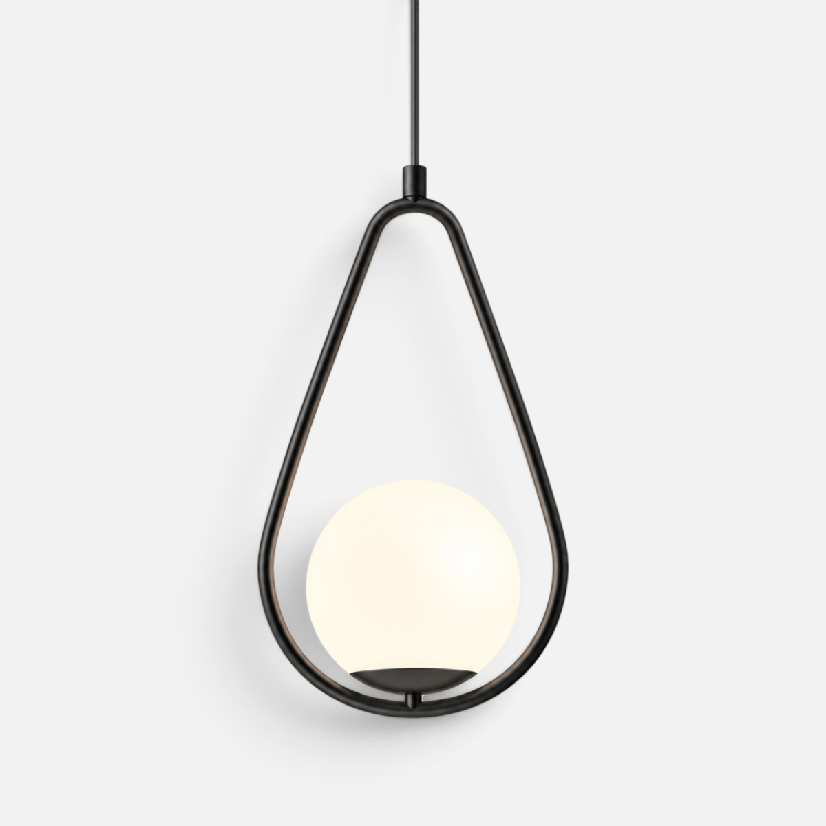Elvora Pendant Light | Oval Frame Globe Design
