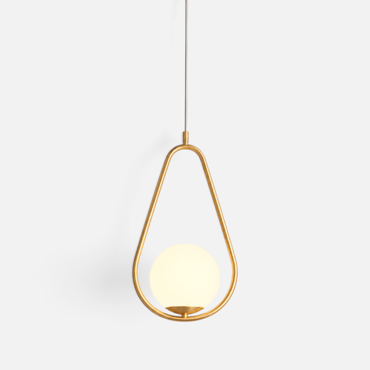 Elvora Pendant Light | Oval Frame Globe Design