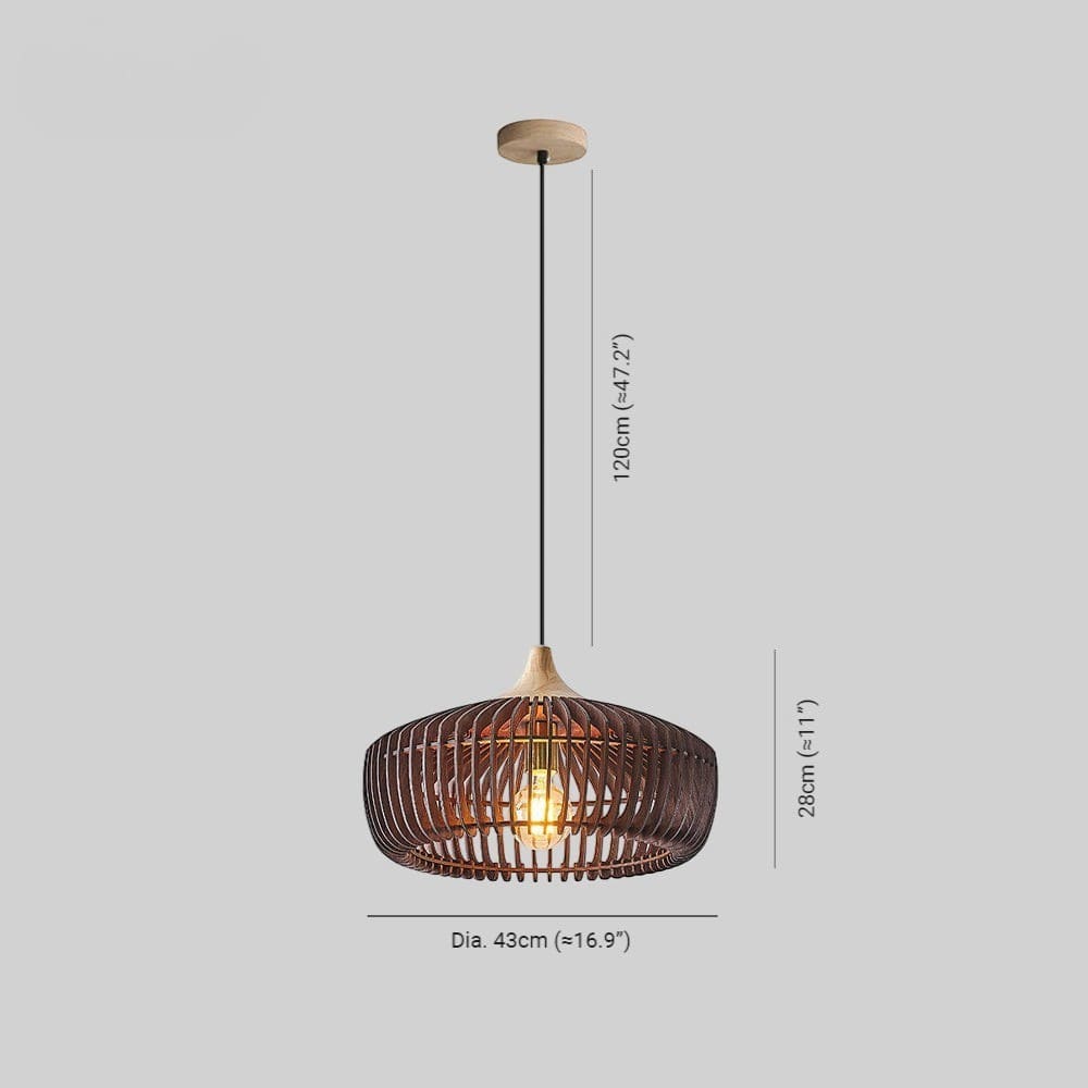 Elvora Pendant Light | Rattan Woven Dome Design