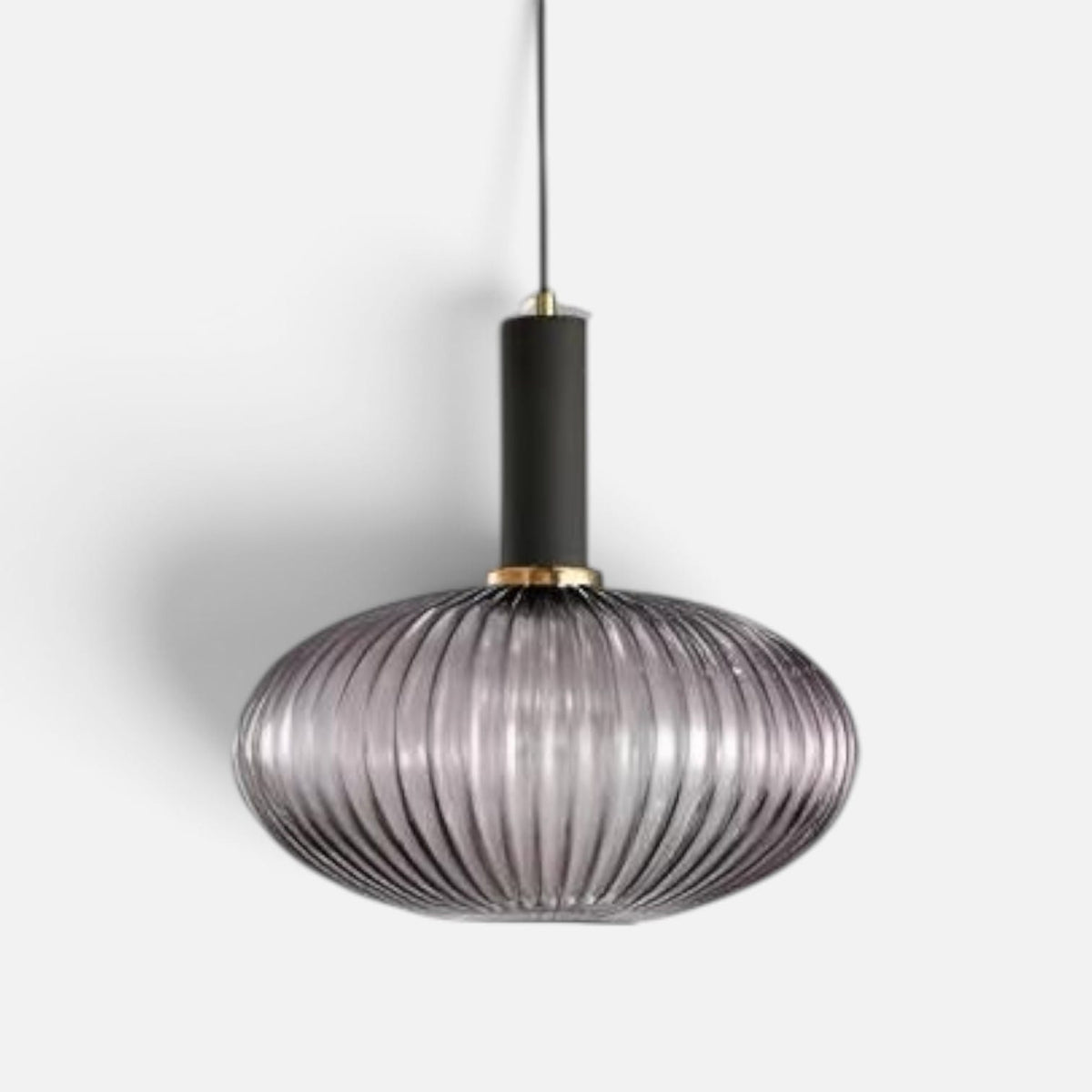Elvora Pendant Light | Ribbed Glass Shade Design