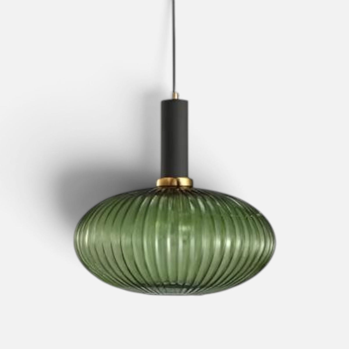 Elvora Pendant Light | Ribbed Glass Shade Design