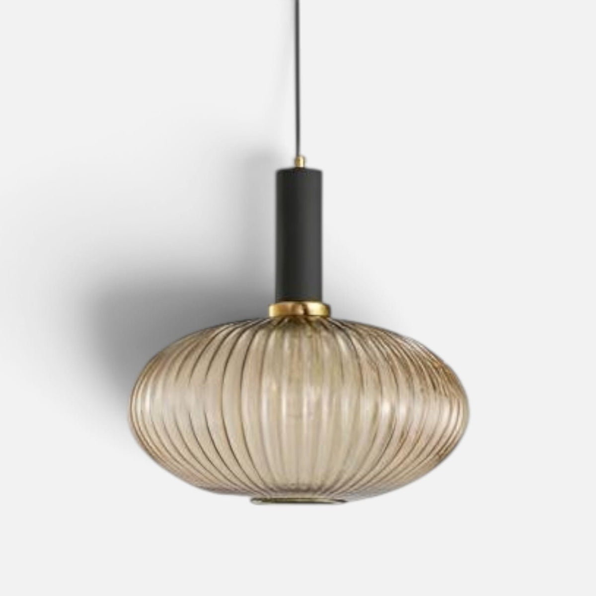 Elvora Pendant Light | Ribbed Glass Shade Design