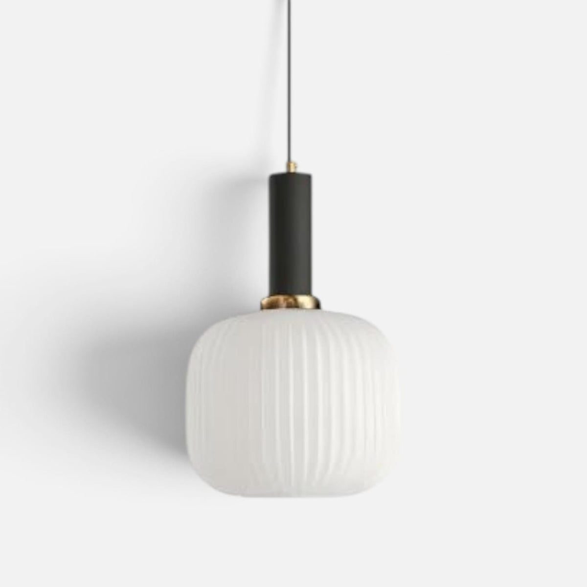 Elvora Pendant Light | Ribbed Glass Shade Design