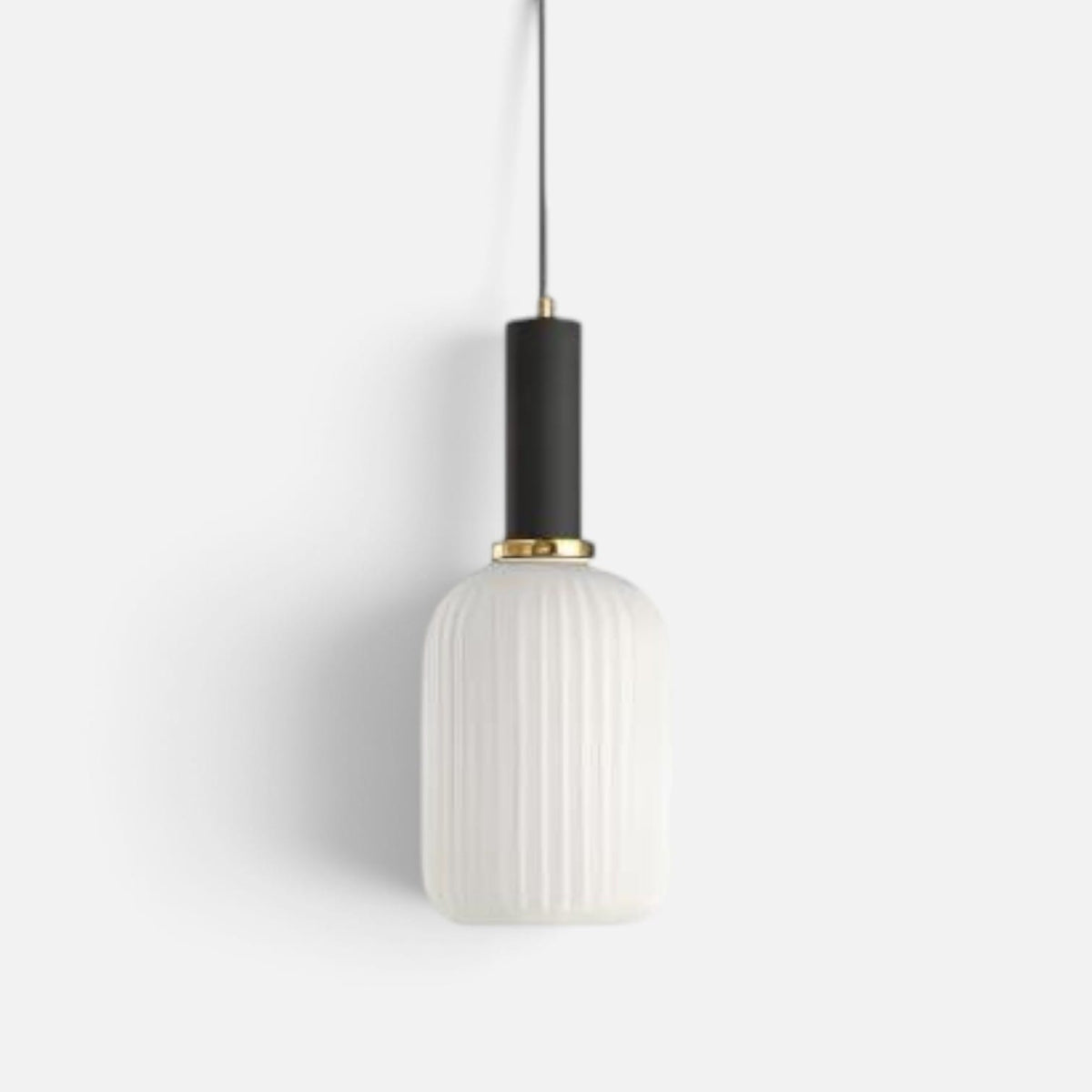 Elvora Pendant Light | Ribbed Glass Shade Design