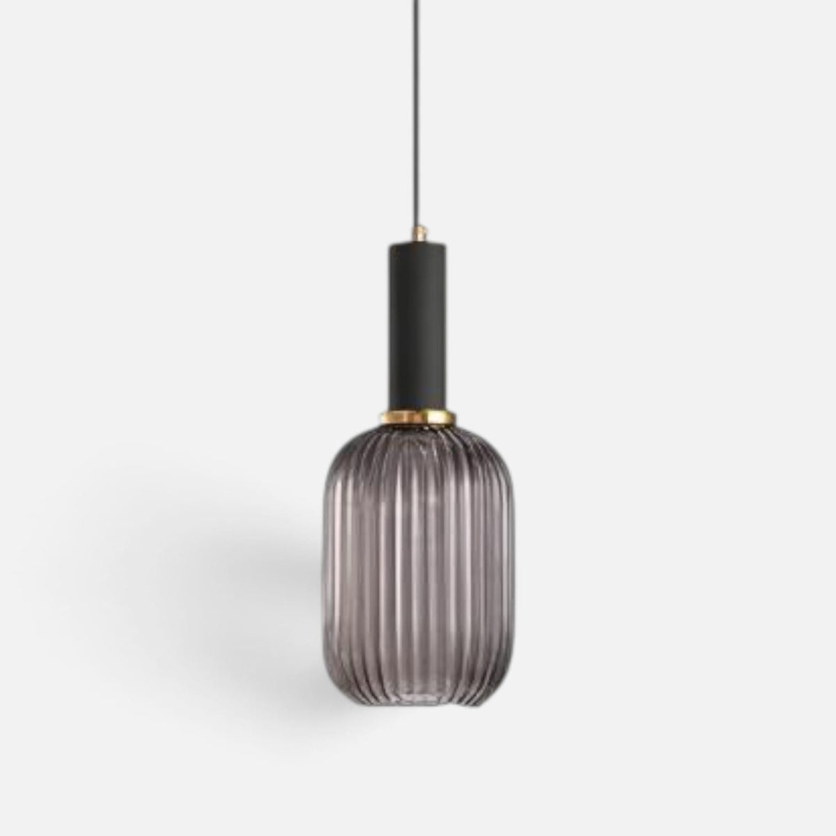 Elvora Pendant Light | Ribbed Glass Shade Design
