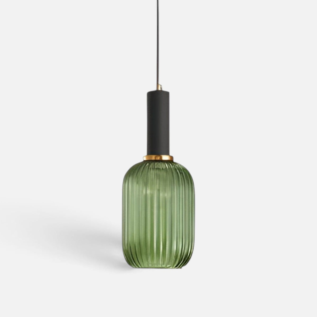 Elvora Pendant Light | Ribbed Glass Shade Design