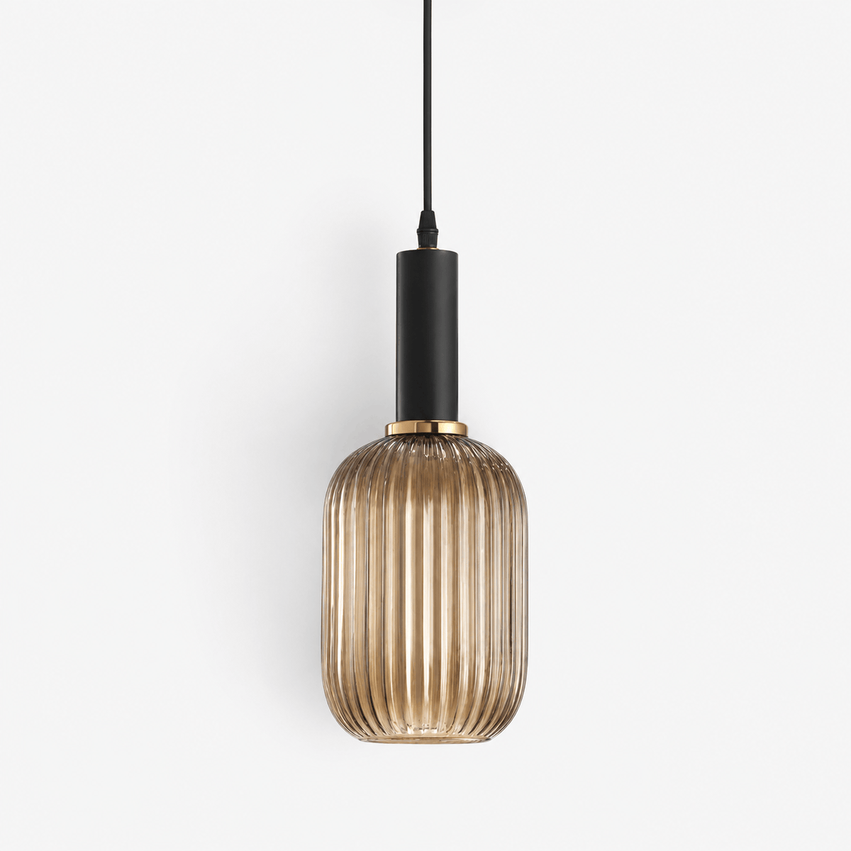 Elvora Pendant Light | Ribbed Glass Shade Design