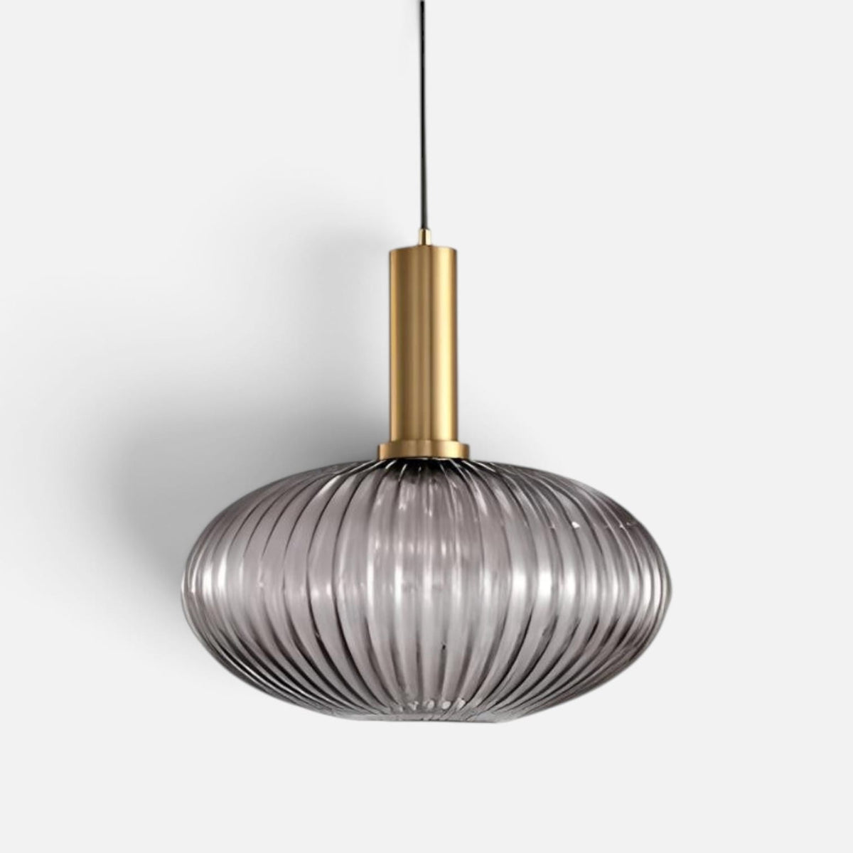 Elvora Pendant Light | Ribbed Glass Shade Design