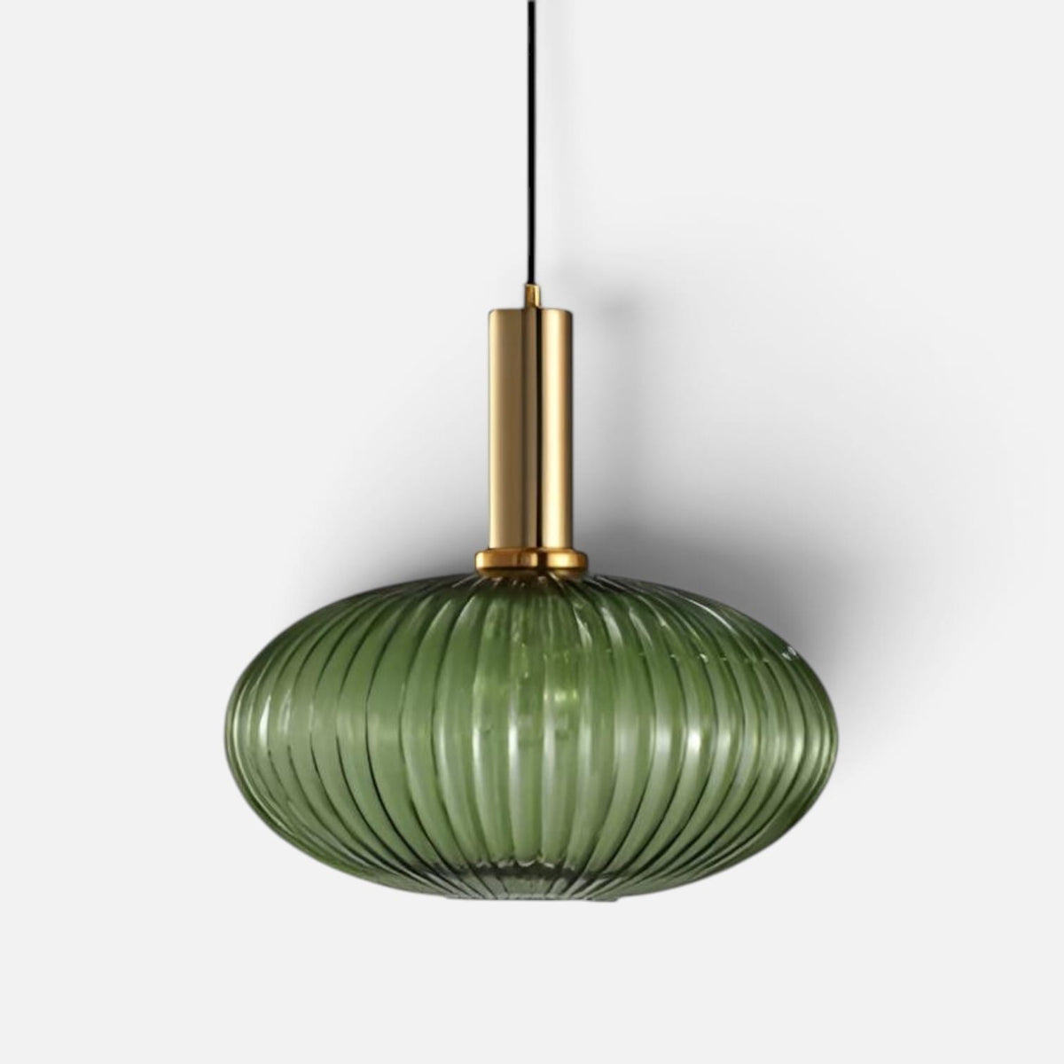 Elvora Pendant Light | Ribbed Glass Shade Design
