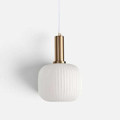 Elvora Pendant Light | Ribbed Glass Shade Design