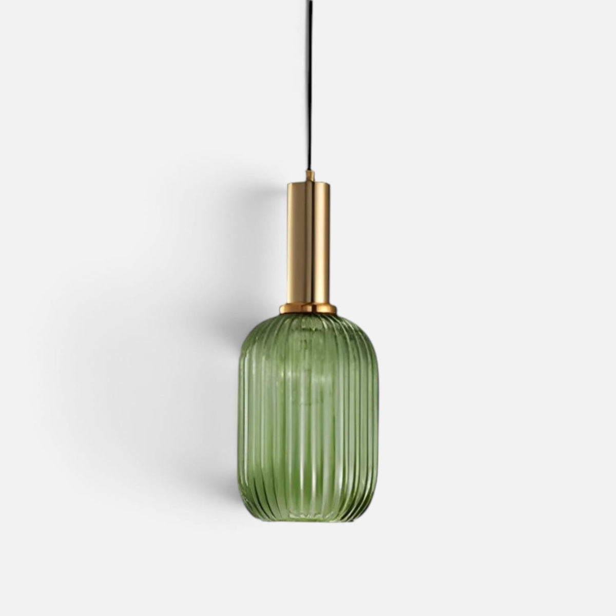 Elvora Pendant Light | Ribbed Glass Shade Design