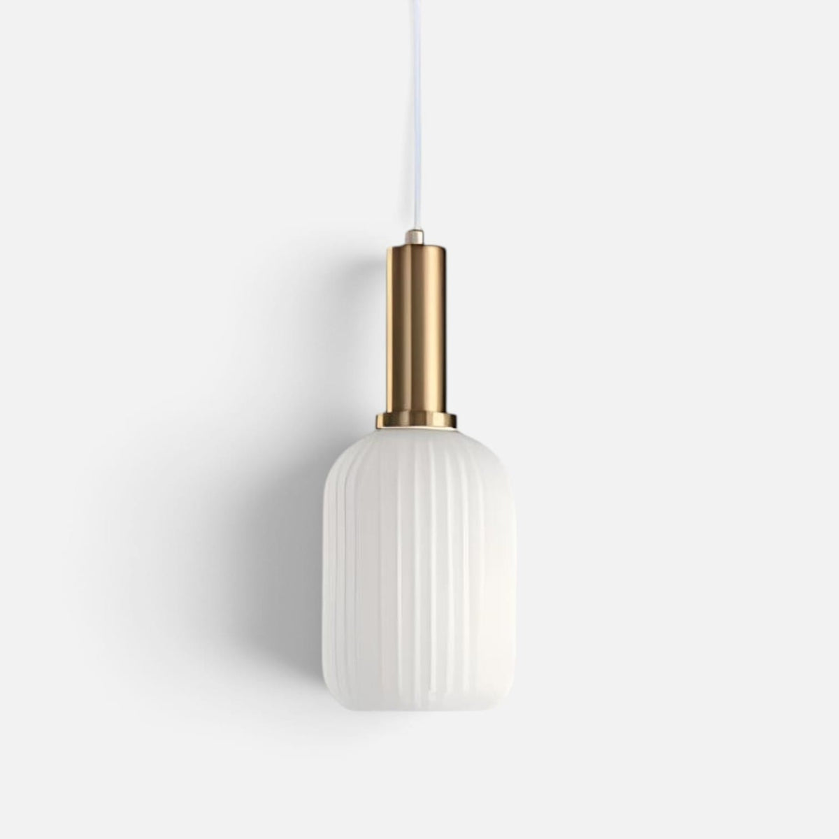 Elvora Pendant Light | Ribbed Glass Shade Design