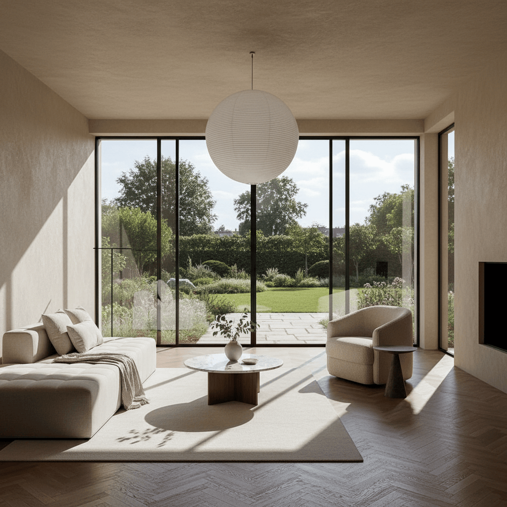 Elvora Pendant Light | Rice Paper Globe Design