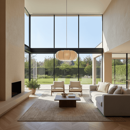 Elvora Pendant Light | Silk Wabi-Sabi Lantern Design
