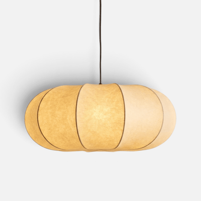 Elvora Pendant Light | Silk Wabi-Sabi Lantern Design