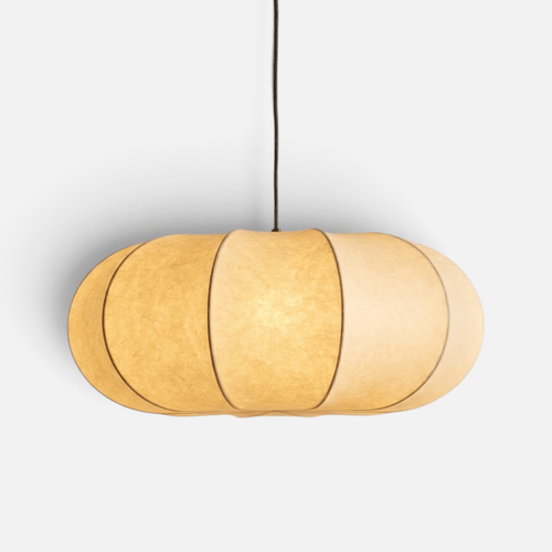 Elvora Pendant Light | Silk Wabi-Sabi Lantern Design