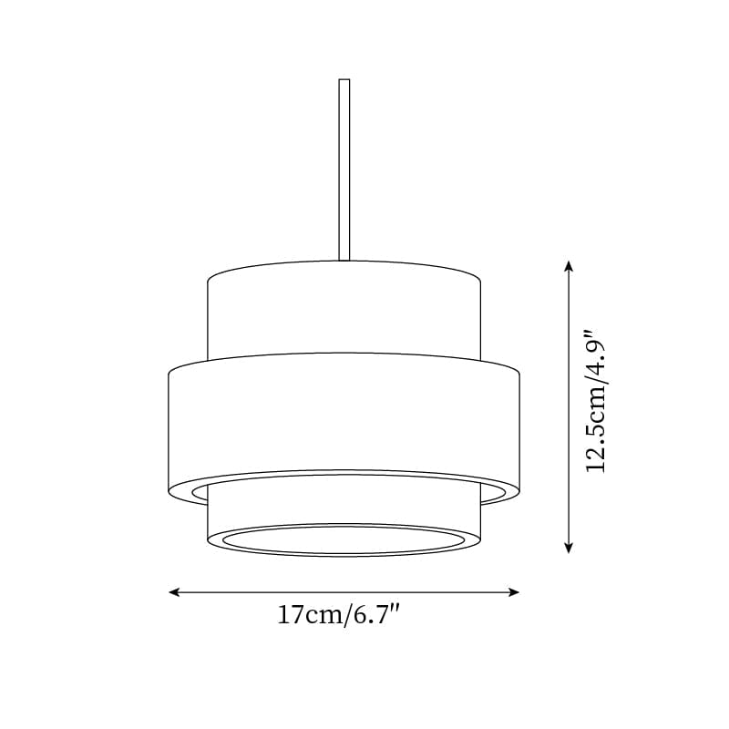 Elvora Pendant Light | Travertine Wood Cylinder Design