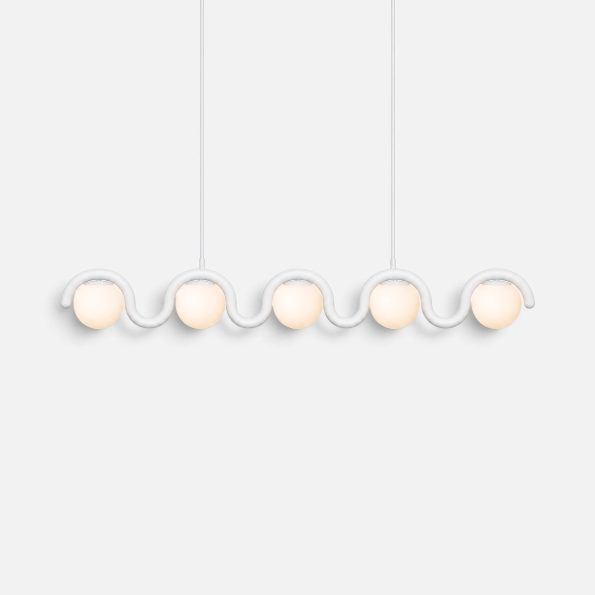 Elvora Pendant Light | Wavy Sphere Chandelier Design