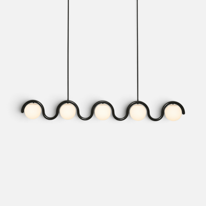 Elvora Pendant Light | Wavy Sphere Chandelier Design
