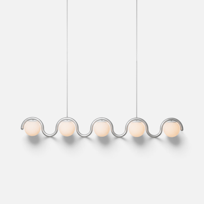 Elvora Pendant Light | Wavy Sphere Chandelier Design