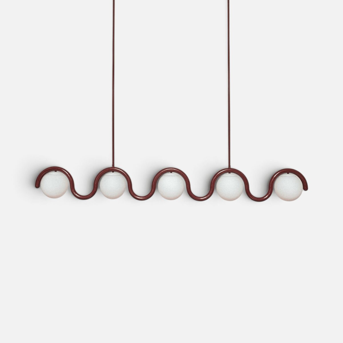 Elvora Pendant Light | Wavy Sphere Chandelier Design