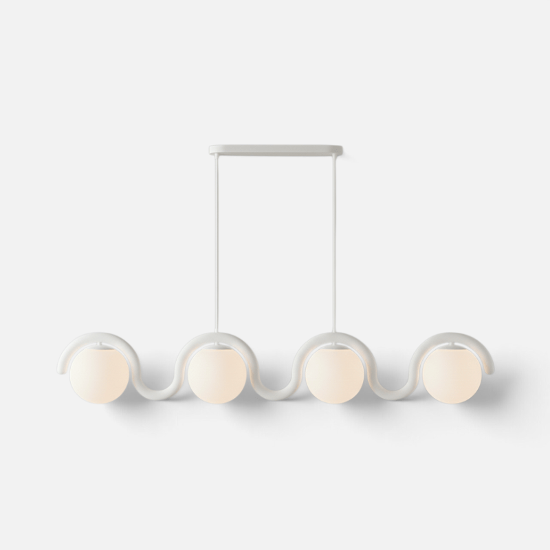 Elvora Pendant Light | Wavy Sphere Chandelier Design