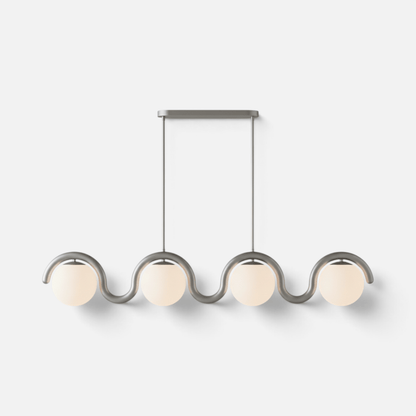 Elvora Pendant Light | Wavy Sphere Chandelier Design