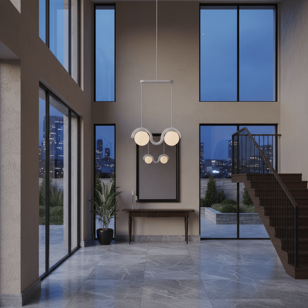 Elvora Pendant Light | Wavy Sphere Chandelier Design