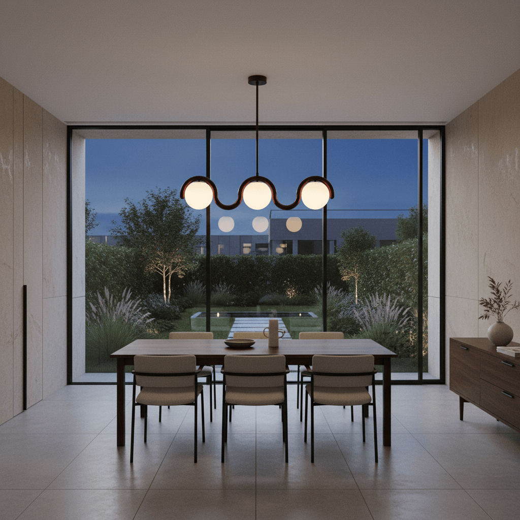 Elvora Pendant Light | Wavy Sphere Chandelier Design