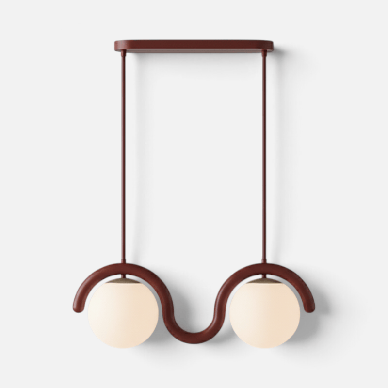 Elvora Pendant Light | Wavy Sphere Chandelier Design