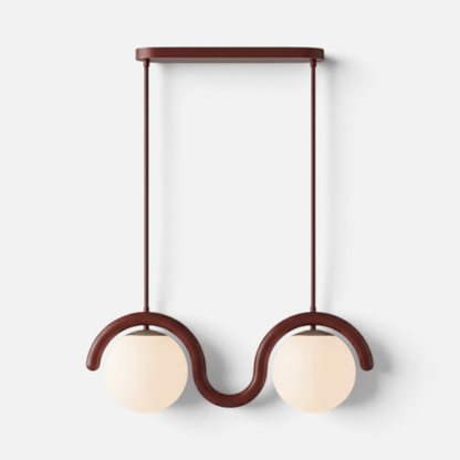 Elvora Pendant Light | Wavy Sphere Chandelier Design