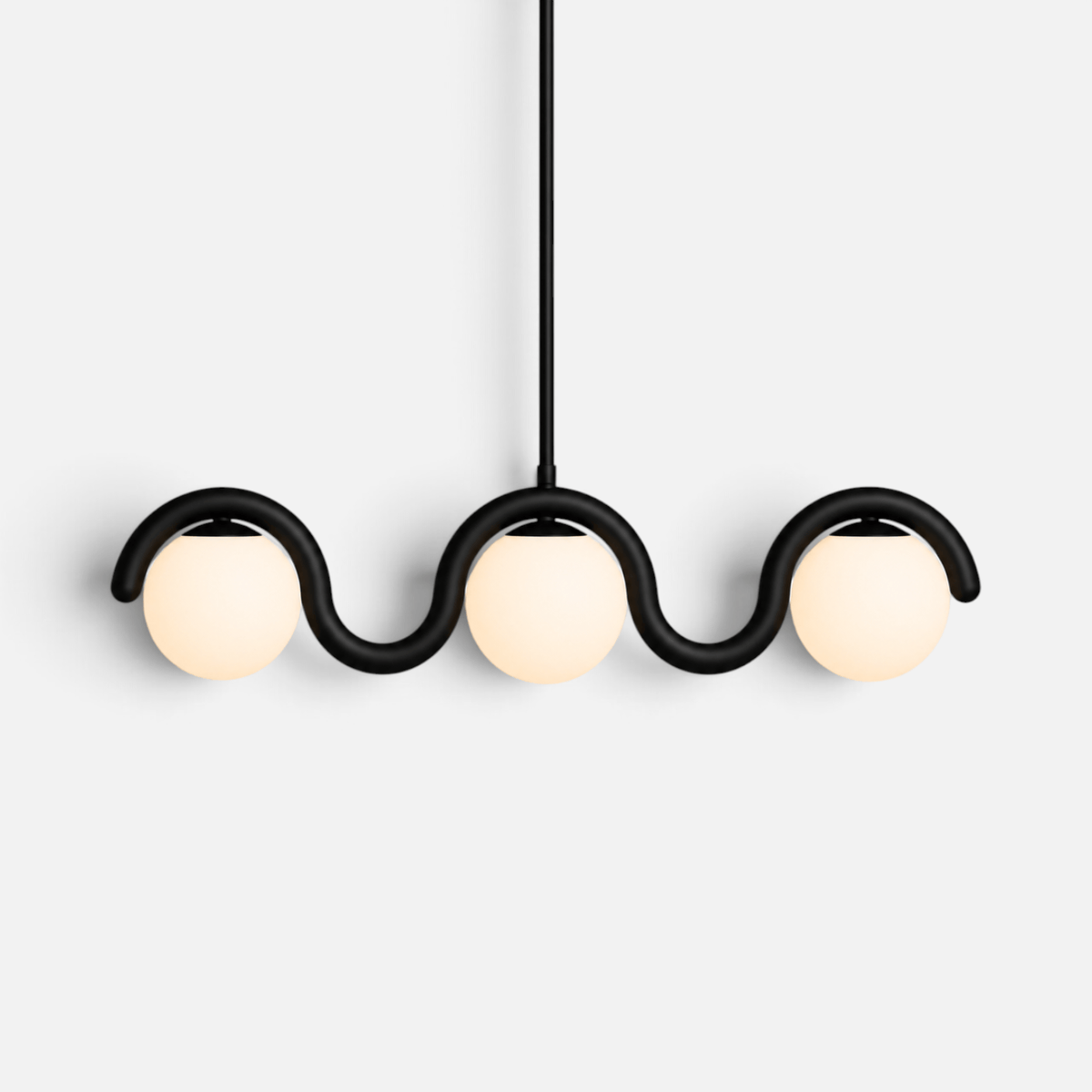 Elvora Pendant Light | Wavy Sphere Chandelier Design