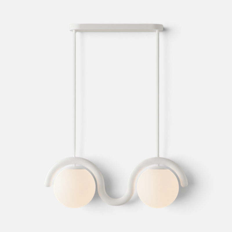 Elvora Pendant Light | Wavy Sphere Chandelier Design