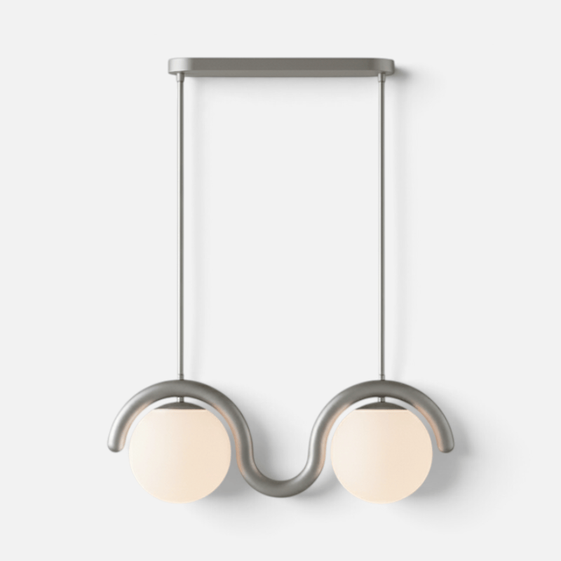 Elvora Pendant Light | Wavy Sphere Chandelier Design