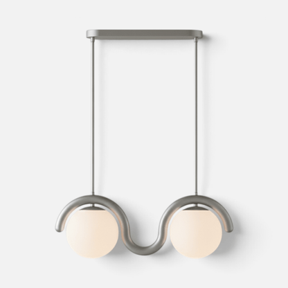 Elvora Pendant Light | Wavy Sphere Chandelier Design