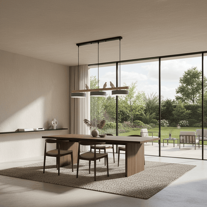 Elvora Pendant Light | Wood Beam Bird Design