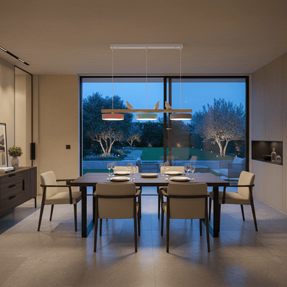 Elvora Pendant Light | Wood Beam Bird Design