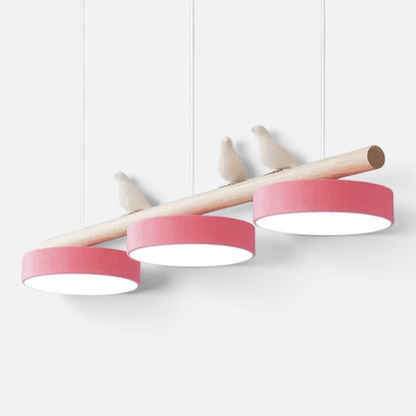 Elvora Pendant Light | Wood Beam Bird Design