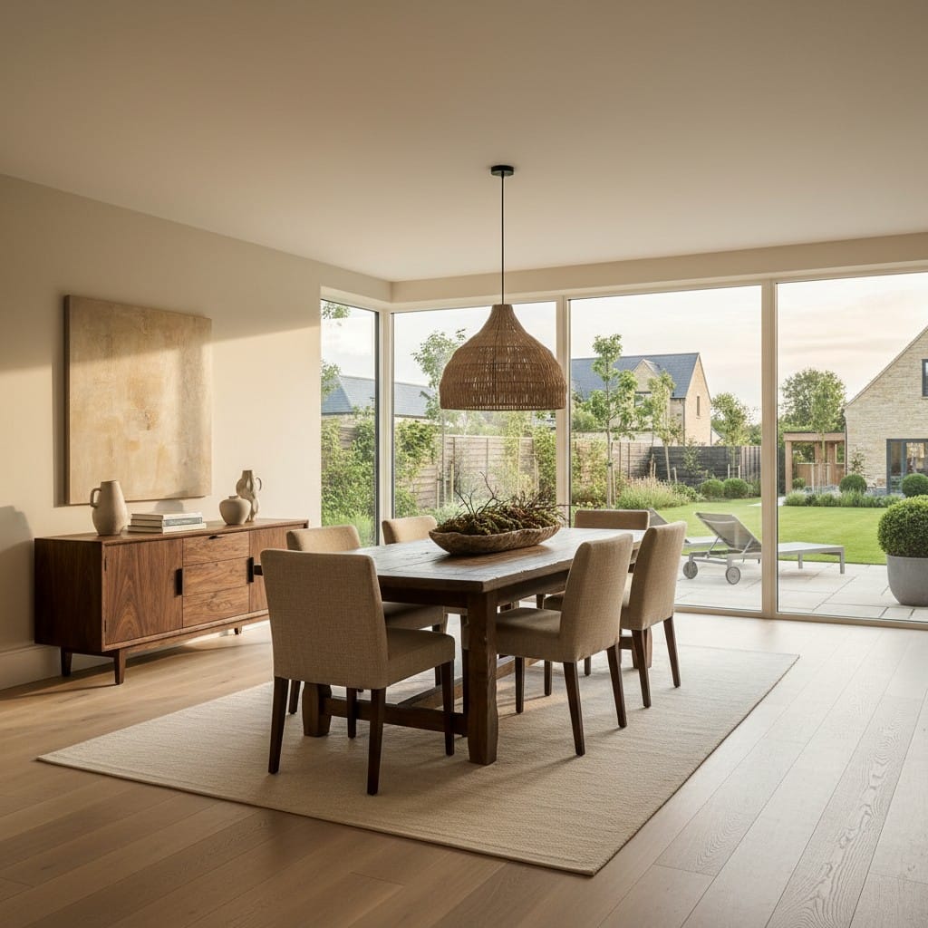 Elvora Pendant Light | Woven Wicker Bell Shade